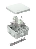 Коробка огнестойкая для о/п 40-0210-FR6.0-4 Е15-Е120 RAL7035 80х80х40 (44 шт/кор) Промрукав