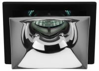 Встраиваемый светильник декоративный ЭРА KL102 BK/CH MR16 GU5.3 черный хром