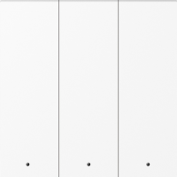 Клавиша 3-я с подсветкой, глянцевый белый, серия A07