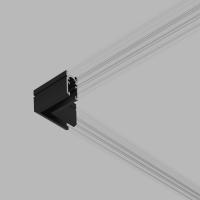 Mini Magnetic Коннектор угловой для накладного шинопровода черный 85179/00