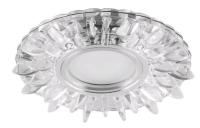 CD911 15LED*2835 SMD 4000K  MR16 50W G5.3  прозрачный  хром с драйвером в комплекте