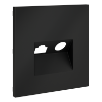 Накладка для розетки TV+RJ45 кат. 6, S70 (графит)