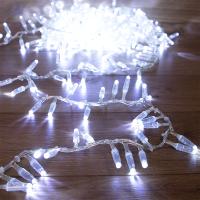 Гирлянда Кластер 10 м, 400 LED, прозрачный ПВХ, IP65, соединяемая, цвет свечения белый NEON-NIGHT  (нужен шнур питания 303-500-1)