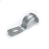 Скоба металлическая однолапковая усиленная противопожарная СМОУ d25-26 мм (100шт/800шт уп/кор) Промрукав