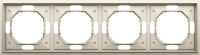 Рамка 4-я, слоновая кость, серия S08
