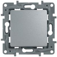 Legrand Etika Алюм Переключат 10А  авт. клем (аналог 672405)