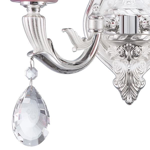 714624 Бра ANEMONE 2x40W E14 Silver