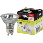 GU10-JCDR (MR16) -35W-230V  Лампа галогенная ЭРА GU10-JCDR(MR16)-35W-230V 35Вт софит теплый белый свет GU10