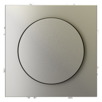 Светорегулятор встраиваемый VOLTUM S70 поворотно-нажимной 600 Вт, (шелк)