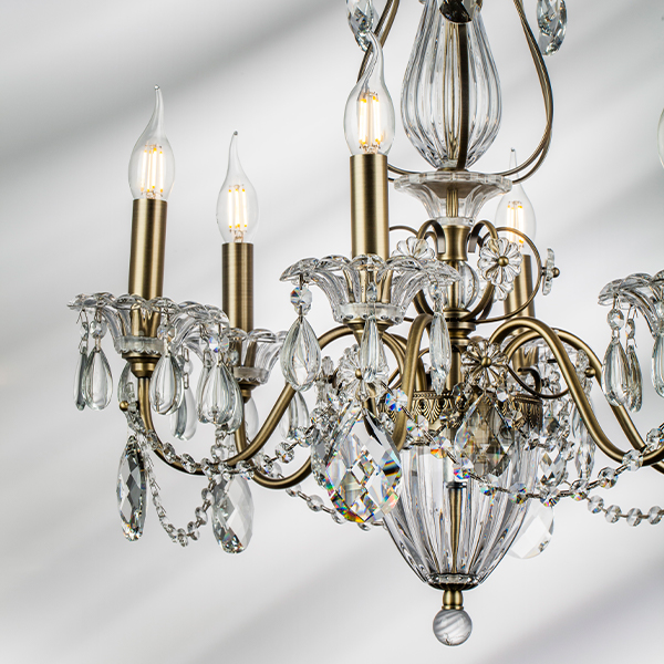 790061 Люстра SCHON 6x60W E14 Bronze