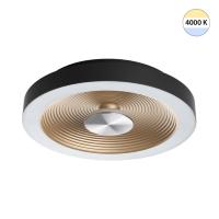 7753/18L MITRA LED SN 535 Светильник пластик/белый/черный/золотой LED 18Вт 4000K D320 IP54 QUANTUM