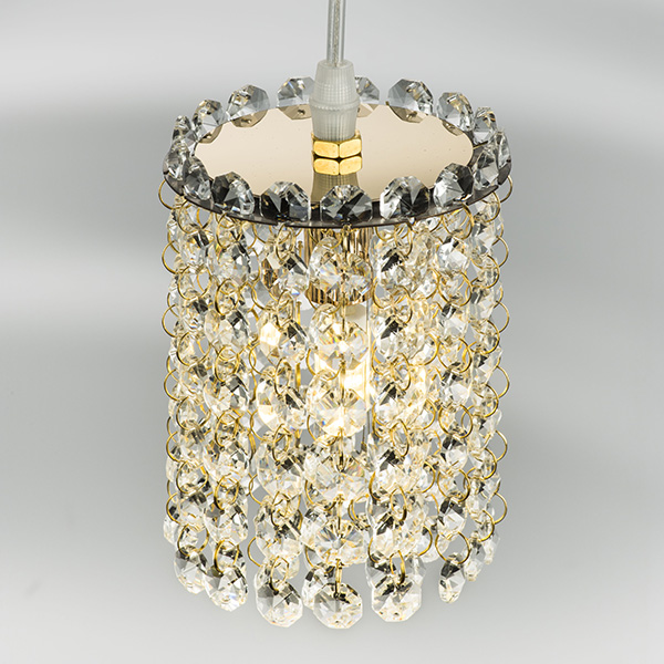 795312 Подвес CRISTALLO 1х40W G9 ЗОЛОТО