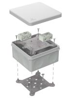 Коробка огнестойкая разветвительная для о/п двухкомпонентная 60-0300-FR6.0-4-4-Р Е15-Е60 RAL7035 100х100х50 (14 шт/кор) Промрукав