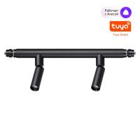 359373 KONST NT24 черный 000 Светильник диммир. со сменой цв. температ. (управл. - пульт ДУ или прилож. Smart Life) IP20 LED 10W 48V 3000-6000К GLAT