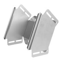 Угол вертикальный внешний 45 градусов Стандарт INOX (AISI 304) 200х100 Промрукав