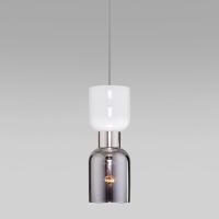 Подвесной светильник со стеклянными плафонами 50118/1 никель