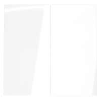 Клавиши для выключателя/переключателя двухклавишного, S70 (белый глянцевый)