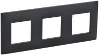 SKANDY Рамка 3-местная SK-F03G графит IEK