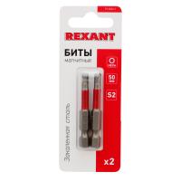 Бита шестигранная HEX-4, 50мм, для шуруповерта, сталь S2 (2 шт/уп) REXANT