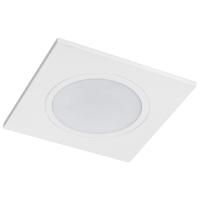 012816 Рамка (светильник) PVC д/LED-модулей 941хх и LED-ламп D50мм PIANO QUAD БЕЛЫЙ IP65