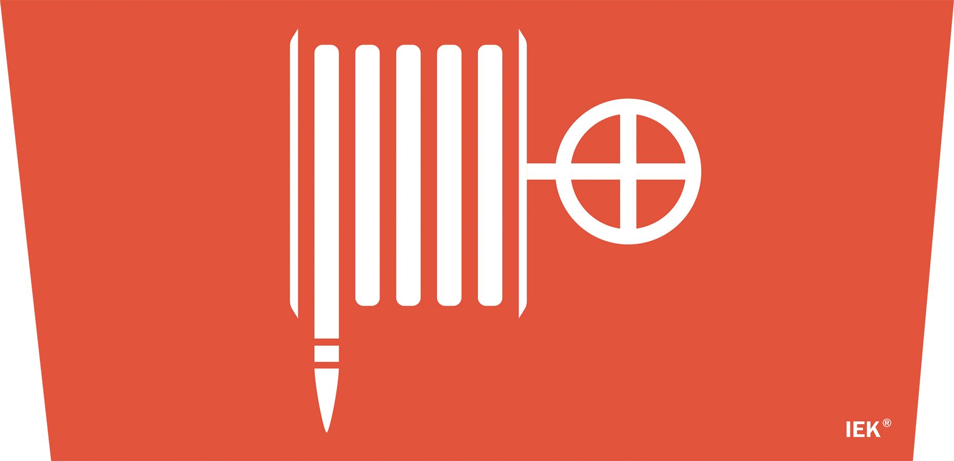 Этикетка самоклеящаяся 310х280мм "Пожарный гидрант" IEK