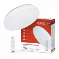 Светильник сд COMFORT MIRAGE 75Вт 230В 3000-6500K 6000Лм 500x105мм с пультом ДУ IN HOME