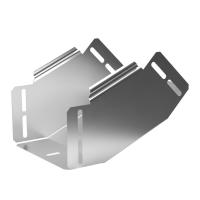 Угол вертикальный внутренний 45 градусов Стандарт INOX (AISI 304) 150х100 Промрукав