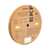 Термоусадочная трубка ТУТ 40/20 желтая EKF