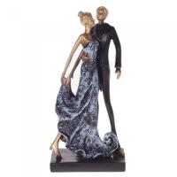 714725 Фигурка декоративная Танцующая пара  L13 W8 H25 5 см