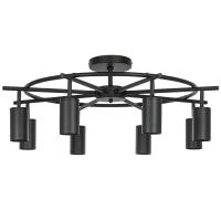 LR718378 Люстра RULLO 8х50W GU10 ЧЕРНЫЙ (571718+214437-8)