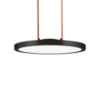 DK5566-BK Cветильник для трека-ремня Belty, серия Flow, со светодиодом, D168*H29.5мм, 48V DC, 10W, RA90, 120°, 4000K, IP20, черный, алюминий