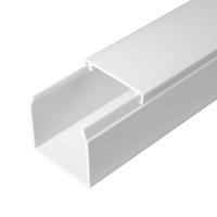 Кабель-канал белый 2-й замок в г/к 40х40 мм (60м/уп) Промрукав