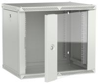ITK LINEA W Шкаф настенный 9U 600х450мм дверь стекло серый 2.0
