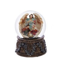 721747 Фигурка декоративная в стекл. шаре Рождение Христа  D10  L10 5 W10 5 H14 5 см