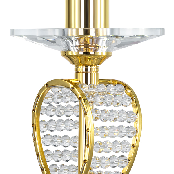 705912 Настольная лампа RICCIO 1х40W E14 24K ЗОЛОТО