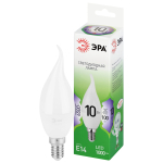 LED BXS-10W-865-E14 GL  Лампа светодиодная ЭРА GREEN LINE LED BXS-10W-865-E14 GL 10Вт свеча на ветру холодный свет E14