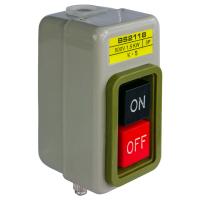 Пост кнопочный BS211B 3P 6A 2 кнопки on/off ЭНЕРГИЯ