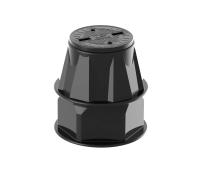 Пластиковый колодец КС-2.2 (H=630 мм, d=600 мм, Dкр=400 мм)