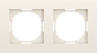 Рамка 2-я, матовый кремовый, серия A07