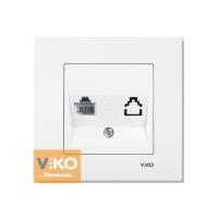 90960013 Розетка телефонная RJ11 белая VIKO KARRE