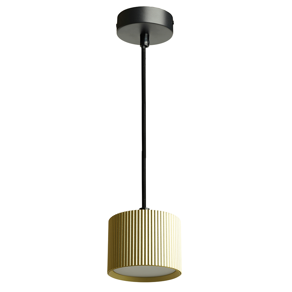 Светильник потолочный Feron Barrel HL4588 ARIA levitation 12W, 230V, GX53, золото + черный, на подвесе 1,7 м FERON HL4588