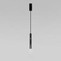 Подвесной светодиодный светильник со стеклянным плафоном 50253/1 LED черный