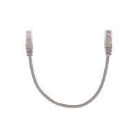 Патч-корд U/UTP, CAT 5e, RJ45-RJ45, 26AWG, LSZH, серый, 0,3м REXANT