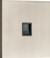 Компьютерная розетка RJ45 cat.6/ClassE, никель, серия N96