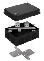 Коробка огнестойкая для о/п 40-0310-FR6.0-4 Е15-Е120 RAL9005 150х110х70 (6 шт/кор) Промрукав