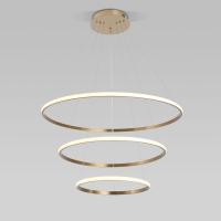 Подвесной светодиодный светильник с регулировкой цветовой температуры и яркости 90264/3 латунь