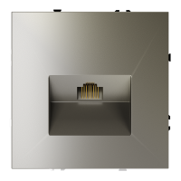 Розетка компьютерная встраиваемая VOLTUM S70 RJ45 кат.6, (шелк)