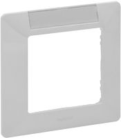 Legrand Etika Алюм Рамка 1-ая с держателем для маркировки алюминий