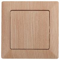 4-101-11 Intro Выключатель, 10А-250В, СУ, Solo, сосна (10/200/2000)