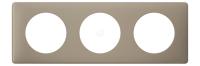 Legrand Celiane2 Перкаль Грэй Рамка 3-я (2+2+2 мод)
